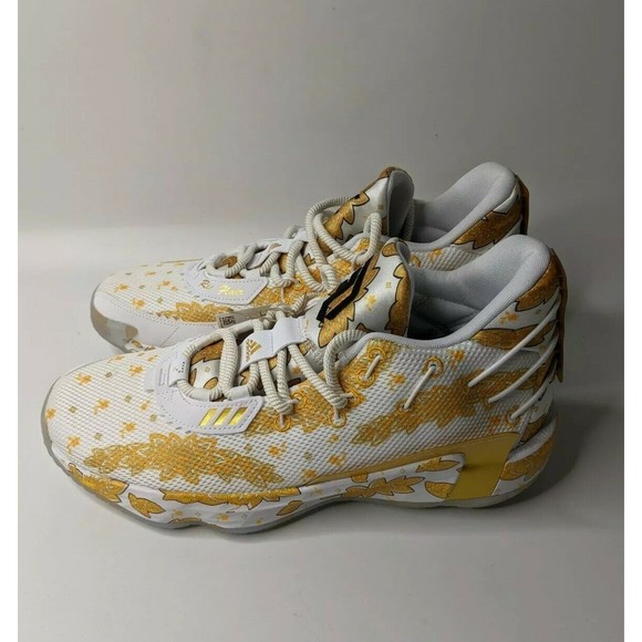 adidas Dame 7 X Ric Flair King of Drip Gold Basketball Shoes FX6616 Size 8.5 main image 8